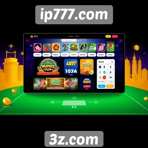 Interface do usuário no ip777.com